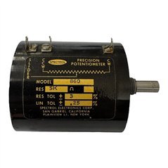 860 Spectrol Precision Potentiometer 5K 5kohm 3% LIN. TOL. .25%