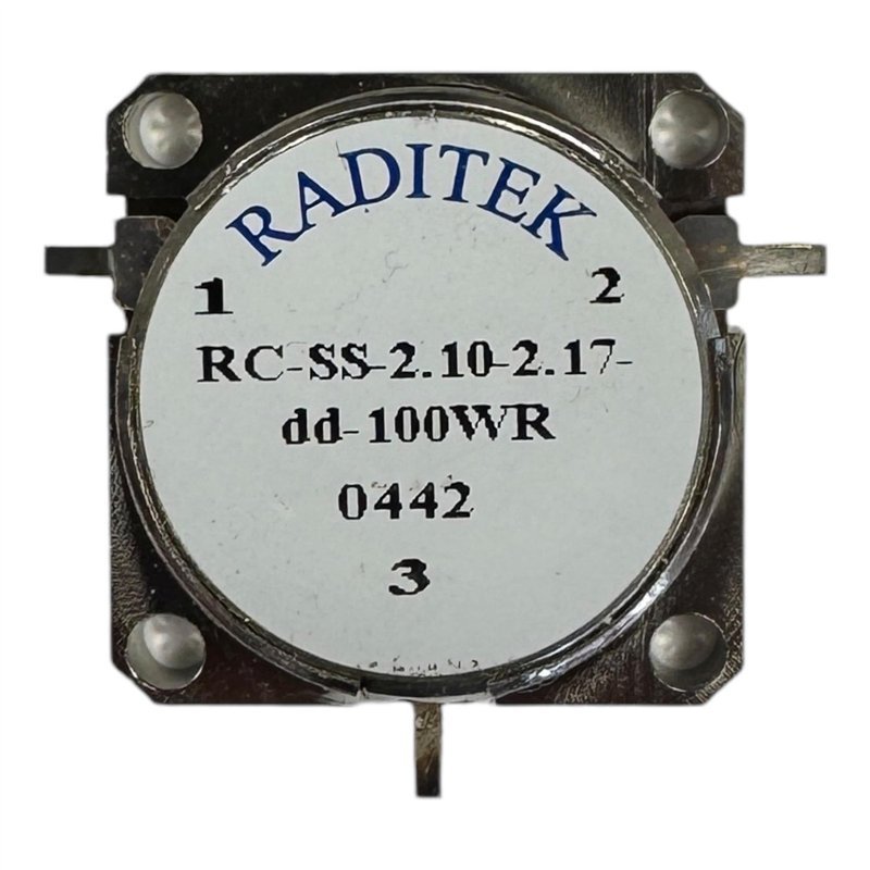 RC-SS-2.1-2.17-dd-100WR Raditek Circulator Stripline 2100-2700Mhz