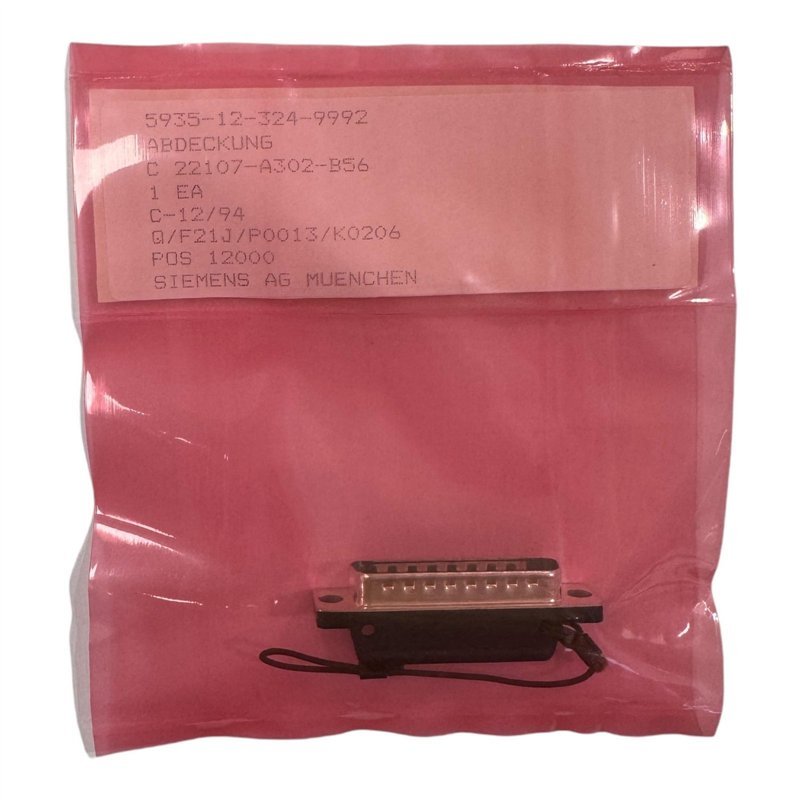 C2210-A302-B56 Siemens Electrical Connector D-Sub Cover 5935-12-324-9992