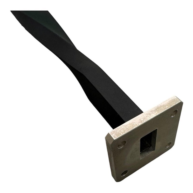 Credowan Aluminum Lightweight Waveguide Fixed Section Twist WR75 WR-75 Length:65cm