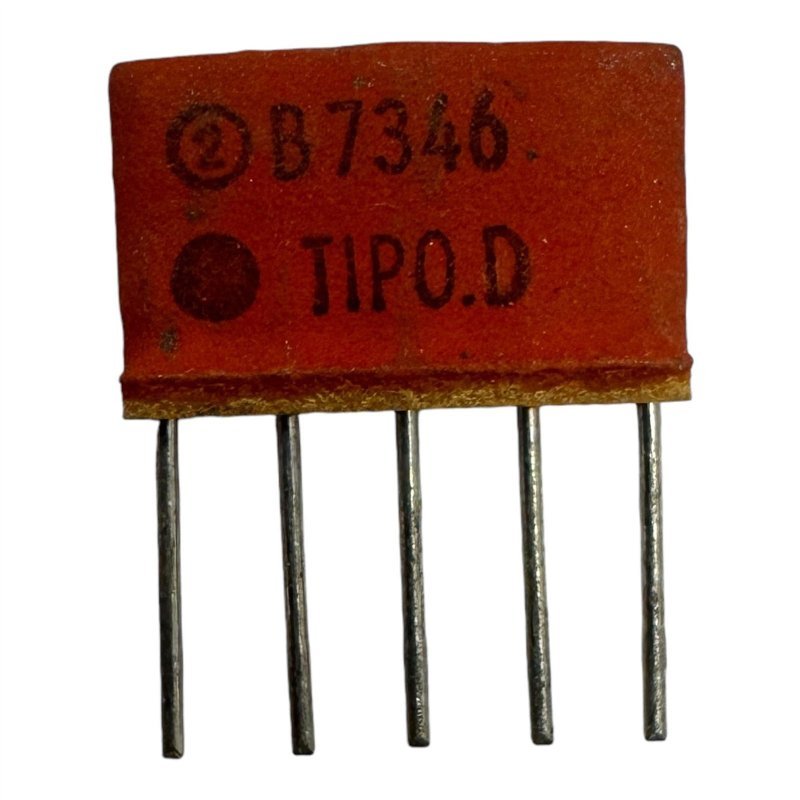 200C1418 PF.722D Sprague Network Resistor Tipo D. 2K7/141R/1K8/461R 12x7.5x1.7mm