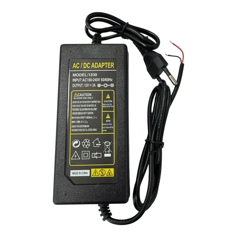 1230 Power Supply Unit In: AC100-240v Output: 12V 3A