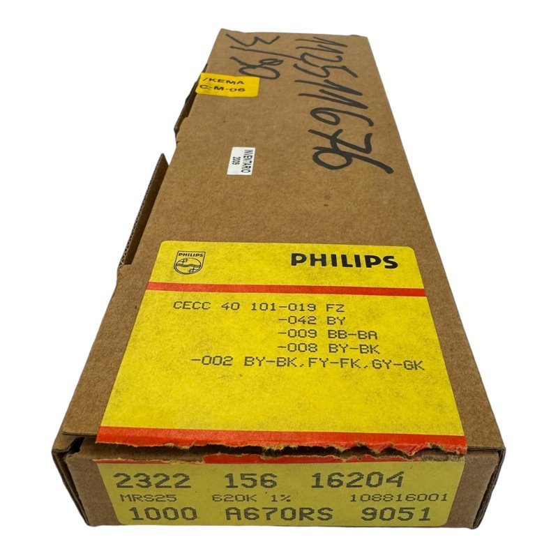 MRS25 Philips Metal Film Resistor 620K 0.6W 1% 232215616204 QTY:1000