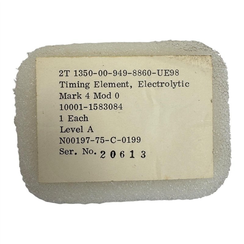 7834-080/E Fraun 2T Timing Element Electrolytic 1350-00-949-8860