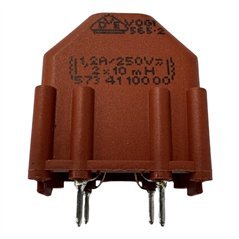 573 4110000 Inductor, Reactor Coil 2x 10mH 1.2A 250V 5950-12-326-3766