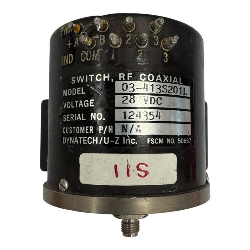 03-413S201L Coaxial Switch Relay 28Vdc 50Ohm SMA 3-Way