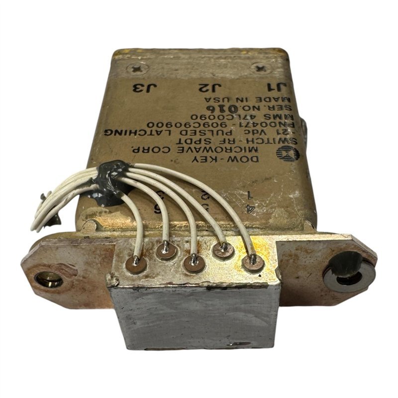 00471-909C90900 Dow Key Coaxial Relay Switch SPDT Pulsed Latching 21Vdc