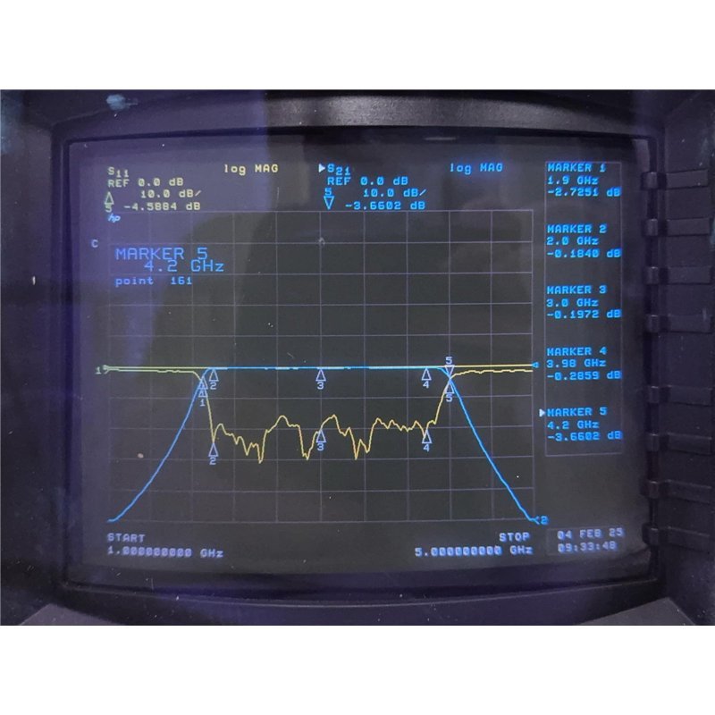 HD-20N Microlab FXR Filter Bandpass Filter 2000-4000Mhz N Type 5915-01-141-0525