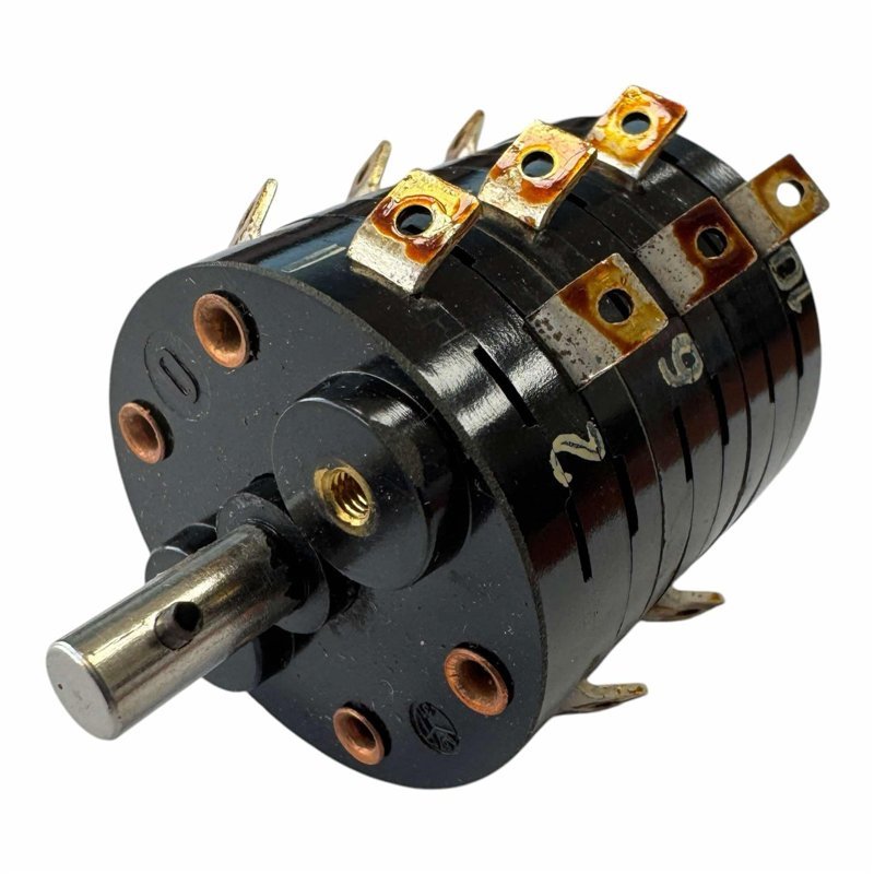 TYP50 T85 Rotary Switch Mil Spec 6A 250Vac VDE