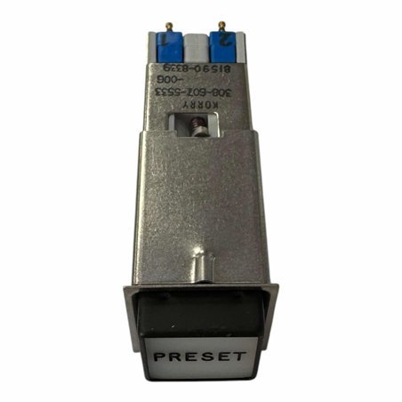308-607-5533-006 Korry Pushbutton Switch Avionics "PRESET" 5930-01-145-3210