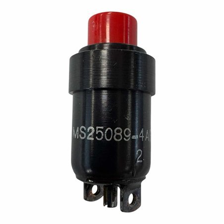 MS25089-4AR Otto Pushbutton Switch Avionics 5930-00-823-2115