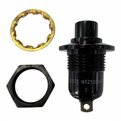 MS25089-1C Otto Pushbutton Switch Avionics 5930-00-847-9863