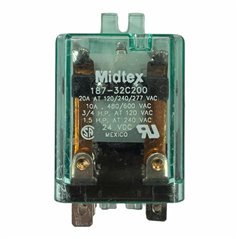 187-32C200 Midtex Relay Electromagnetic 5945-01-198-6228