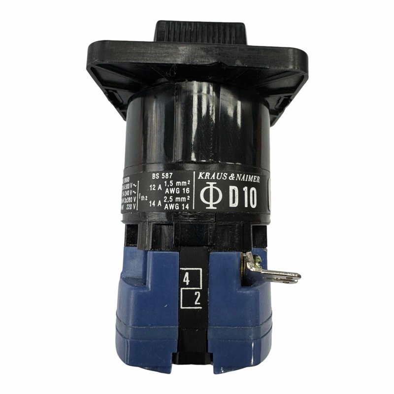D10-D-M004 D10Kraus & Naimer Rotary Switch Push Momentary