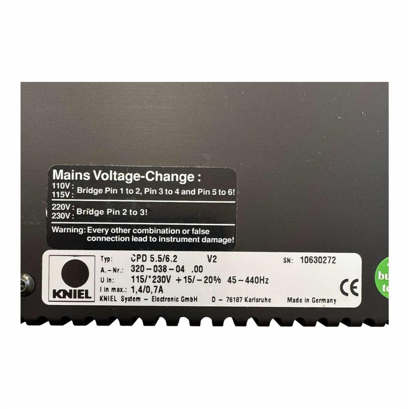 CPD5.5/6.2 Kniel 320-038-04.00 Power Supply Unit