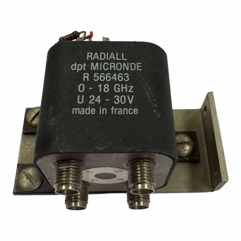 R566463000 Radiall Coaxial Relay Switch 24-30Vdc SMA 5945-14-457-2660