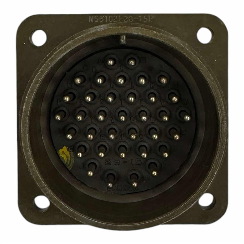 MS3102E28-15P Cannon Circular Connector 5935-00-201-8413