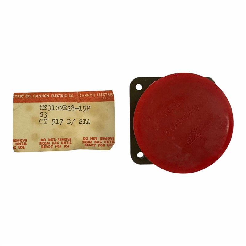 MS3102E28-15P Cannon Circular Connector 5935-00-201-8413