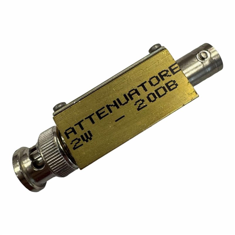 AT1002207 Genex Fixed Coaxial Attenuator BNC (Male-Female) 20db 2W 75 Ohms Gold