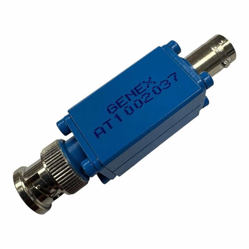 AT1002037 Genex Fixed Coaxial Attenuator BNC (Male-Female) 3db 2W 75 Ohms Blue