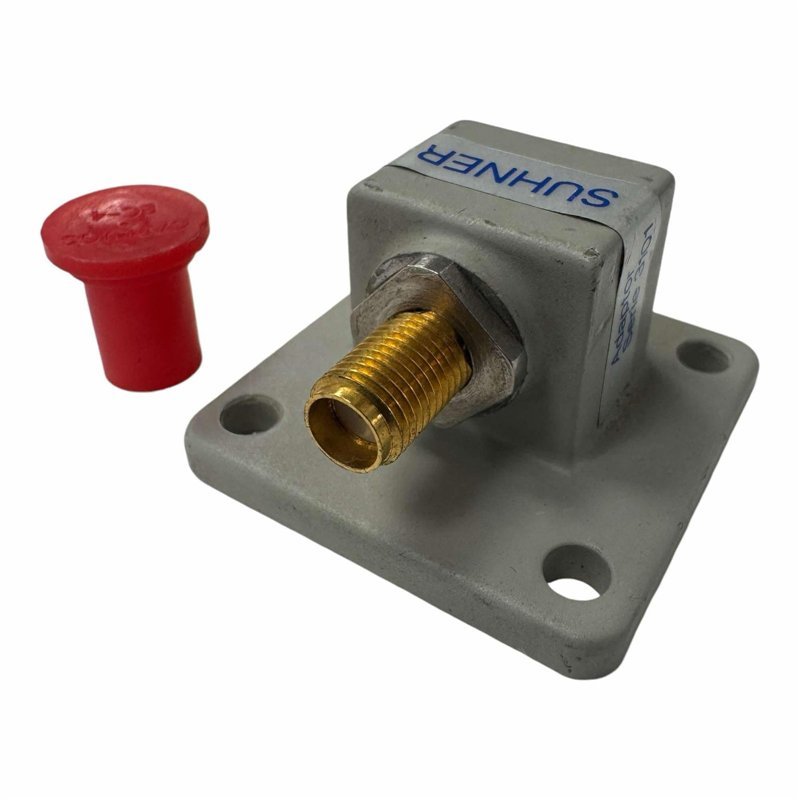 Suhner Waveguide to Coaxial Adaptor WR-62 To SMA (f)
