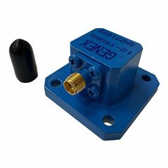 Genex Waveguide To Coaxial Adapter WR75 WR-75 to SMA (f) 10000-15000Mhz