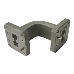R120 Microwave Research WRD750 WRD-750 E Bend Waveguide Double Ridge Transistion 60x58mm