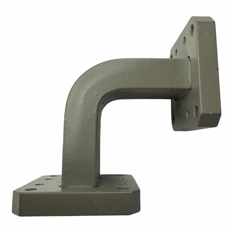 R120 Microwave Research WRD750 WRD-750 E Bend Waveguide Double Ridge Transistion 60x58mm