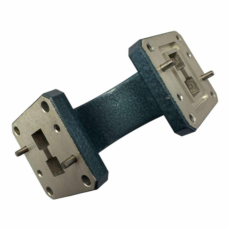 R120 Microwave Research WRD750 WRD-750 E Bend Waveguide Double Ridge Transistion 60x58mm