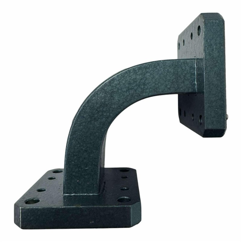 R120 Microwave Research WRD750 WRD-750 E Bend Waveguide Double Ridge Transistion 60x58mm