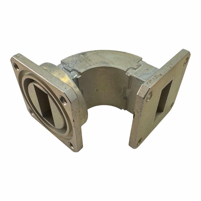 3828 Microwave Research WR90 WR-90 E Bend Waveguide Transistion 60x60mm