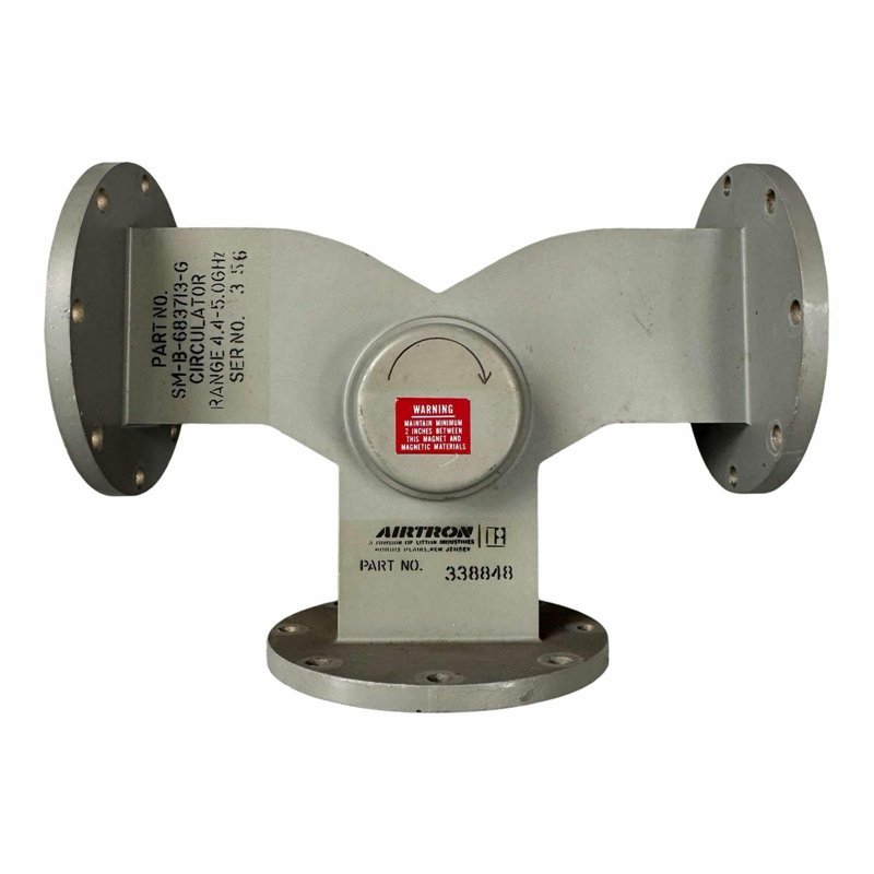 338848 Airtron Waveguide Circulator WR187 WR-187 4400-5000Mhz SM-B-683713-G