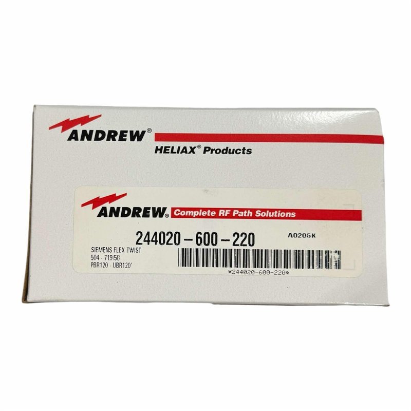 Andrew Waveguide Flex Twist Kit Flexible Twistable WR42 WR-42 UBR/PBR 17.7-26.5Ghz L:600mm