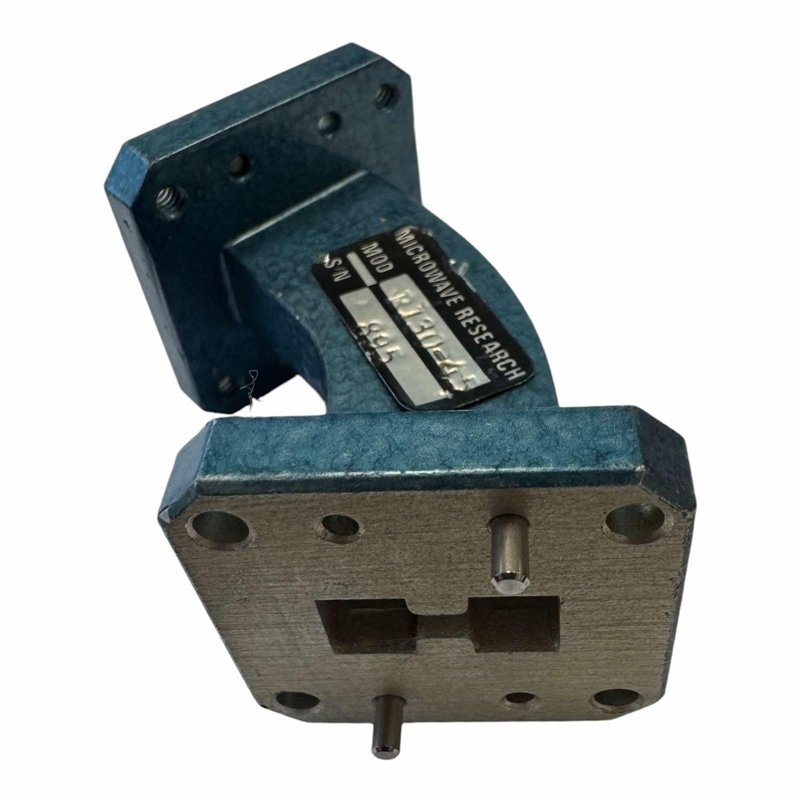 R130-45 Microwave Research WRD750 WRD-750 H Bend 45D Waveguide Double Ridge Transistion