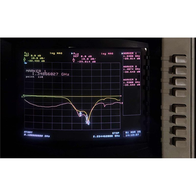 D02C12P24 Forem Coaxial Isolator 1350-1550Mhz Ins.L.max 0.5db Isol.min.29db SMA
