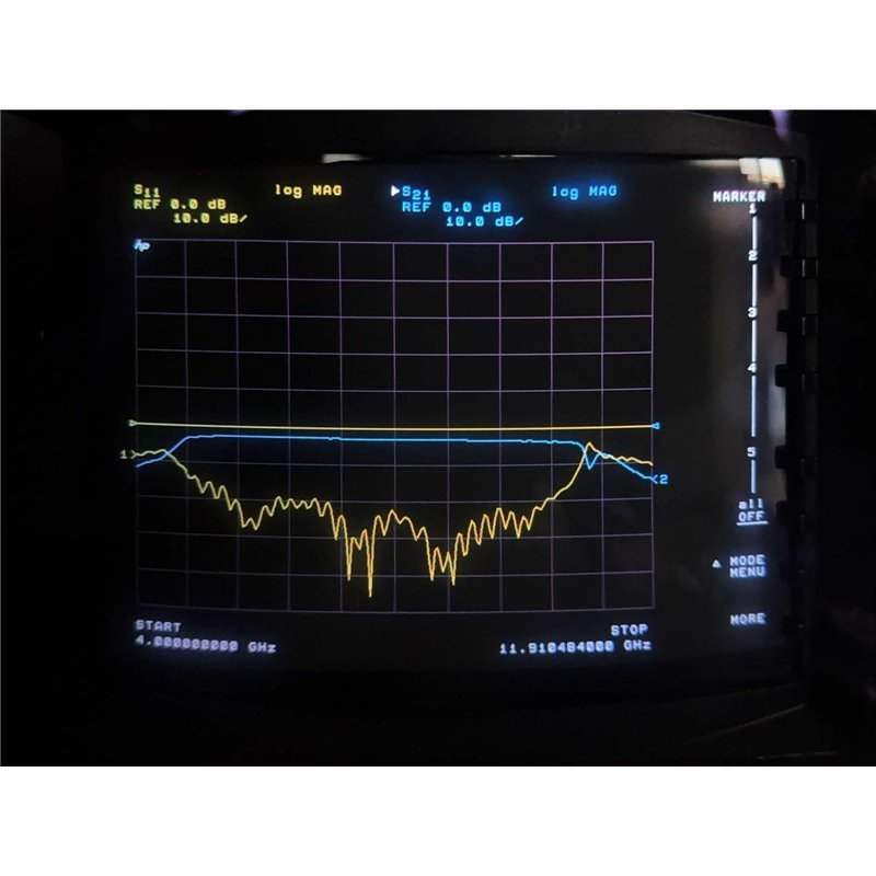 7L652 MA Coaxial Isolator 5600-10170Mhz Ins.L.max 1db Isol.min.21db SMA