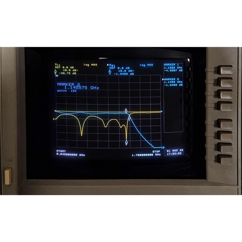 5800332-9241-002 Microlab FXR Lowpass LPF Filter 1090Mhz BNC Quick Disconnect - TCN