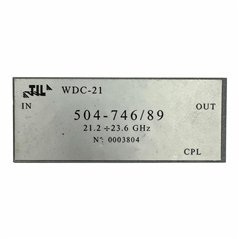 504-746/89 TIL Waveguide Directonal Coupler 21200-23600Mhz