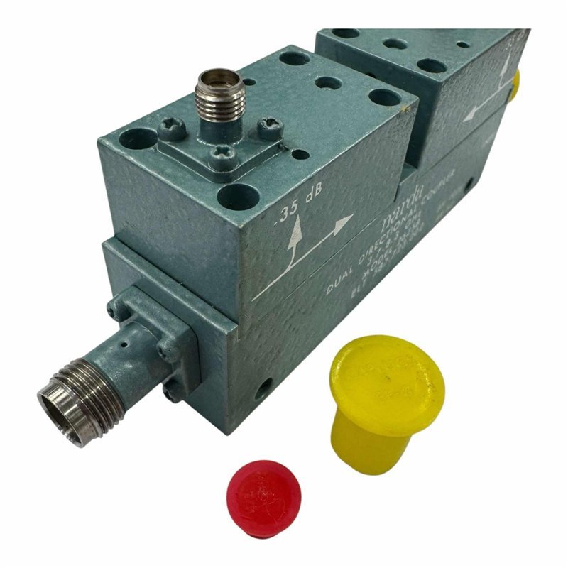 26258 Narda Coaxial Directional Coupler 3700-8300Mhz 35db TNC/SMA