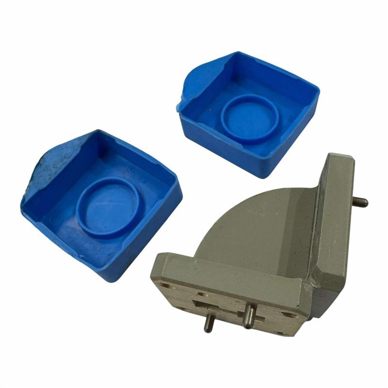 R130M Microwave Research WRD750 WRD-750 E Bend 90D Waveguide Transistion 40x40mm