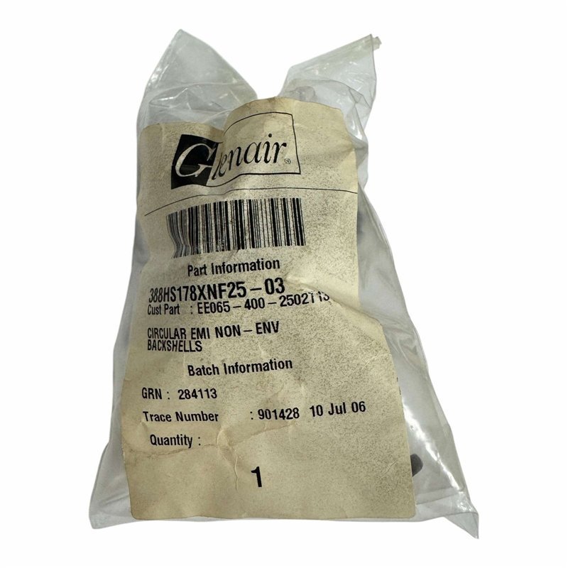 388HS178XNF25-03 Glenair Circular Mil Spec Connector Backshell