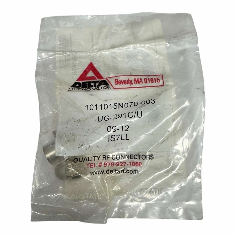 UG-291C/U Delta RF Connector BNC type (f) Straight Clamp For RG58 RG141 Cable