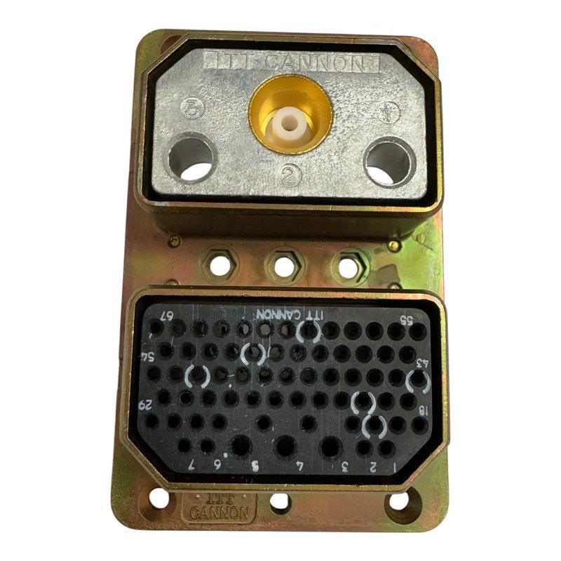 DPX2MA-41783-1128 ITT Cannon Mil Spec Rack Panel Connector