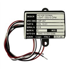 KSL10-01 Logic Keyer Signal Light 100+-10CPM 5945-15-053-5296
