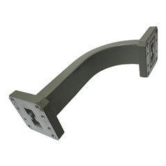 4351 Waveguide Double Ridge E-Bend WRD-750 WR750 Length:120mm