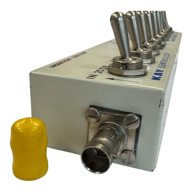 452 Kay Variable Attenuator BNC 0-100db 90ohm 1/2W