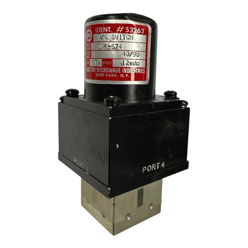 SMK-674 Sector Microwave Waveguide RF Switch WR42 WR-42 12V