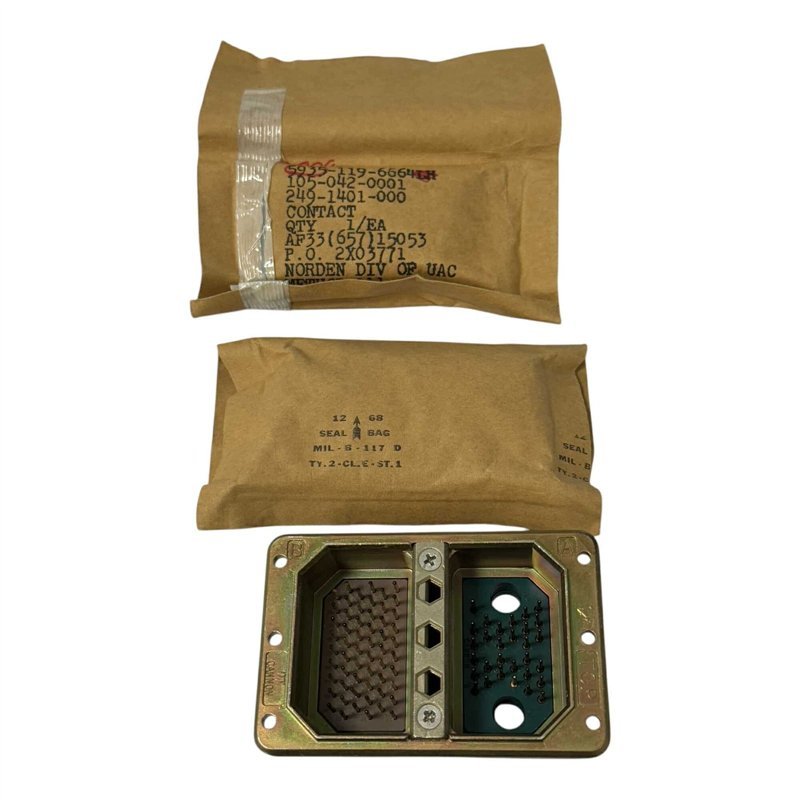 DPX2CA-32C2P57P-34B-0001 ITT Cannon Rack Panel Mil Spec Connector Backshell