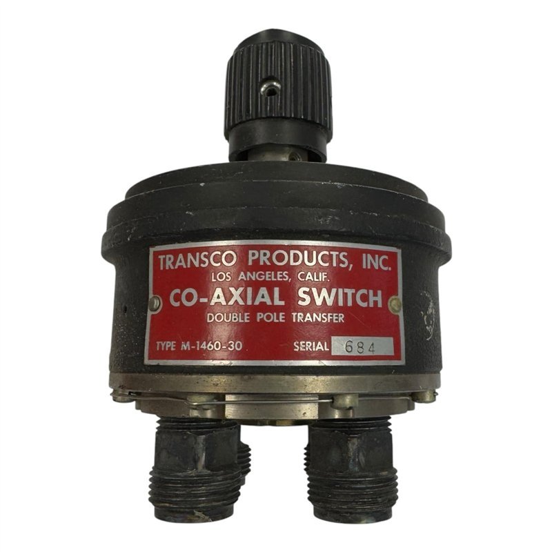 Μ-1460-30 Transco Coaxial Switch Double Pole Tranfer N type 2000W@30Mhz
