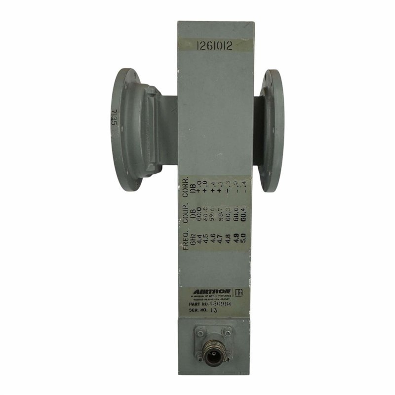 430984 Airtron Waveguide Coupler Crossguide 4400-5000Mhz 60db WR-187 WR187